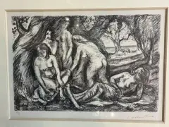 Baigneuses, vers 1920 31 x 46,7 cm by Othon Friesz, Lithographie en noir, sold Oct 2026