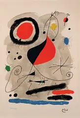 L'Arc by Joan Miró, Lithographie en couleurs exécutée pour « Derrière le Miroir », n°148 juillet, sold Jul 2026