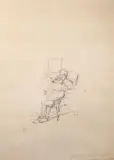 La Mère de l'artiste assise II by Alberto Giacometti, 1963, Lithographie sur vélin signée en bas à droite, sold Jul 2026