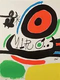 Sans titre by Joan Miró, Affiche pour l'exposition de trois livres de J, sold Jul 2026