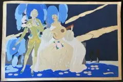 La Sérénade by Umberto Brunelleschi, Lithographie rehaussée au pochoir, sold Oct 2026