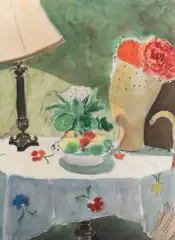 Nature morte au compotier by Wilna Hervey, 1979, Aquarelle, sold Oct 2026