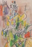Clown by Gen Paul, Pastel, sold Oct 2026
