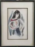 Eponine by André Dignimont, Encre de chine et gouache, sold Oct 2026