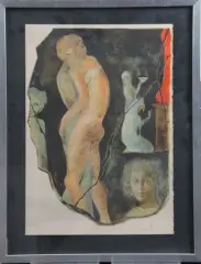 Sans titre by Léonor Fini, Lithographie numérotée EA, épreuve d'artiste, sold Oct 2026