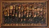 Les quinze mages by Philippe Dereux, 1994, Technique mixte, fruits séchés, fleurs et éléments divers et collage dans un emboitage, sold Jun 2026