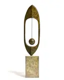 Homme à la boule (1957 ?) by Carmelo Arden Quin, 1957, Épreuve en bronze à patine verte monogrammée sur le socle datée, sold Jun 2026