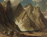 Sawback Range by Alfred Crocker Leighton, 1934, oil on canvas, sold May 2026