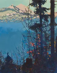 Pattern Kokanee by Robert Genn, oil on canvas, sold May 2026