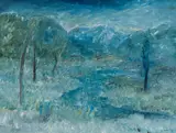 December Morning by Kazuo Nakamura, oil on canvas, sold May 2026