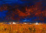 Untitled by Jack Shadbolt, 1960, oil on paper on board, sold May 2026