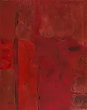 Sans titre by Claude Dulude, 1963, mixed media on canvas, sold May 2026