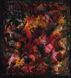 Sans titre by Marcelle Ferron, 1950, oil on canvas on board, sold May 2026
