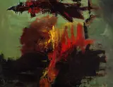 Sans titre by Jean-Paul Mousseau, 1951, oil on canvas, sold May 2026