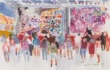 Midway by Molly Joan Lamb Bobak, 1995, watercolour on paper, sold May 2026