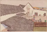 Warren's Landing, Lake Winnipeg by Walter J. Phillips, colour woodcut on paper, sold May 2026