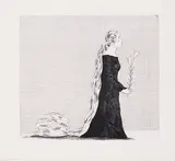 The Older Rapunzel by David Hockney, etching on paper, sold Apr 2026