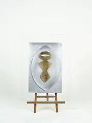 Poupée: Découpage no. 32 by Hans Arp, bronze relief on duralumin, sold Apr 2026