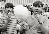 Amerikanische Soldaten, deutsch- <br /> by Gabriele Und Helmut Nothhelfer, amerikanisches Volksfest, Berlin“. 1974 Silbergelatineabzug, goldgetont, 1974, sold Jun 2010