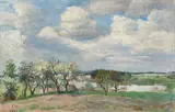 Sommerlandschaft by Theodor Hagen, Um 1900, Öl auf Leinwand, sold Jun 2022