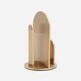 Gae candle holder by Jonathan Nesci, 2013, polished bronze, sold Jun 2023