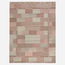 Swedish-style flatweave carpet by Contemporary, hand-woven wool, sold Jun 2023