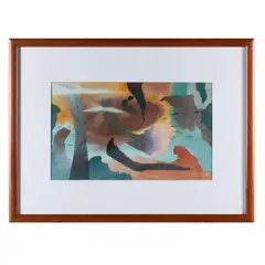 Abstract by John Langley Howard, 1992, watercolor on paper11 x 18 in.John Langley Howard is perhaps best remembered for, offered Jan 2025