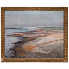 At the Sea Shore by Franz Bischoff, Oil on canvas board, offered Nov 2024