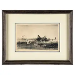 Nocturne by Victoria Hutson Huntley, 1951, Lithograph on wove paper, offered Nov 2024