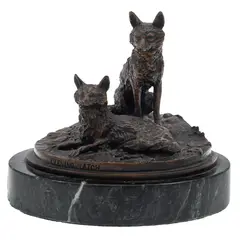 Untitled by Marilyn Newmark, Bronze'Evening Watch'Titled, offered Oct 2024