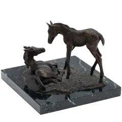 Untitled by Marilyn Newmark, Bronze'The Encounter'Signed, offered Oct 2024