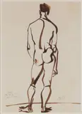 1950 (Inscribed March 1974) by Laurence Herbert Scott, Gouache on paper, offered Jul 2024