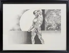 Untitled by William Douglas, Graphite on paper, 1997, offered Jul 2024