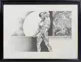 Untitled by William Douglas, Graphite on paper, 1997, offered Jul 2024
