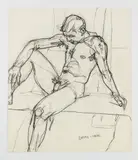 Untitled by Larry R. Collins, Charcoal on paper, offered Jul 2024