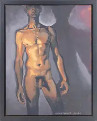 Frankie by Christopher Sousa, Oil on canvas, offered Jul 2024