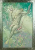 Spoils of the Early Bird by Joseph Radoccia, 1999, Acrylic on canvas, offered Jul 2024