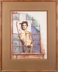 Breakthrough by Marty Grotzinger, 1984, Watercolor on paper, offered Jul 2024