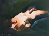 Untitled by Shozo Nagano, 2003, Oil on paper, offered Jul 2024