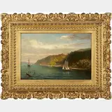 Mt. Vernon from the Potomac.' by Thomas Hill, Oil on canvas, offered Jan 2024
