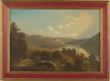 View of the Hudson River Near Anthony's Nose, c. 1820.' by James McDougal Hart, Oil on canvas, offered Jan 2024