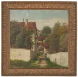 Baveno Italy - Aug(ust) 1872 by John Clinton Ogilvie, Oil on canvas, offered Jan 2024