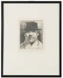 Head.' by Stephen Mangan, Graphite on paper, offered Jan 2024