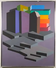 Sunset Minor.' by Michael Challenger, Oil on Canvas, offered Jan 2024