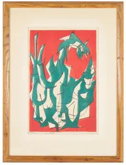 Chicken by André Racz, lithograph, offered Jan 2024