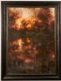 Embers.' by Judy Fuller, Oil on panel, offered Jan 2024