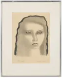 Portrait of Marion Greenwood (American social realist artist).' by John Carroll, Lithograph, offered Jan 2024