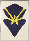 Bleu et jaune (Blue and Yellow).' by Jack Youngerman, Serigraph, offered Jan 2024