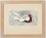 Silver Pheasant.' by Charles Culver, Watercolor, offered Jan 2024