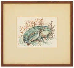 Angry Toad.' Signed and dated bottom left by Nicholas Peter Stavroulakis, 1974, Watercolor, offered Jan 2024